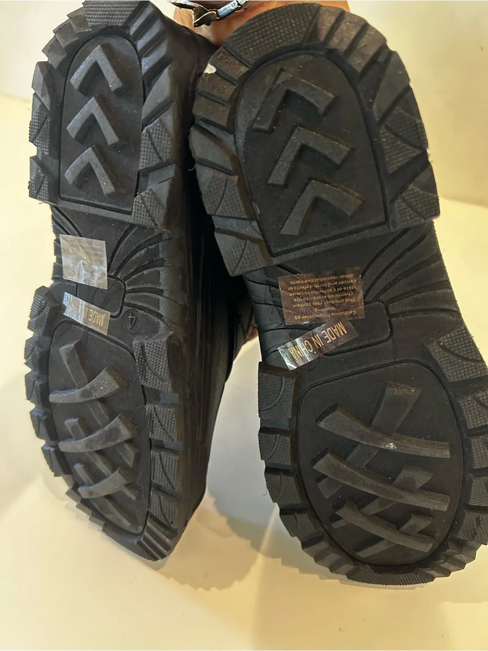 New Kids Camo Winter Snow Boots Waterproof Insulated Pull on Outdoor Boots Boys